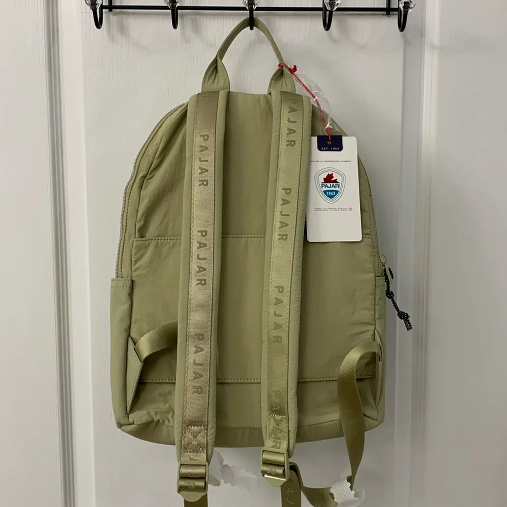 Pajar Khaki / Tan / Green Nylon Backpack